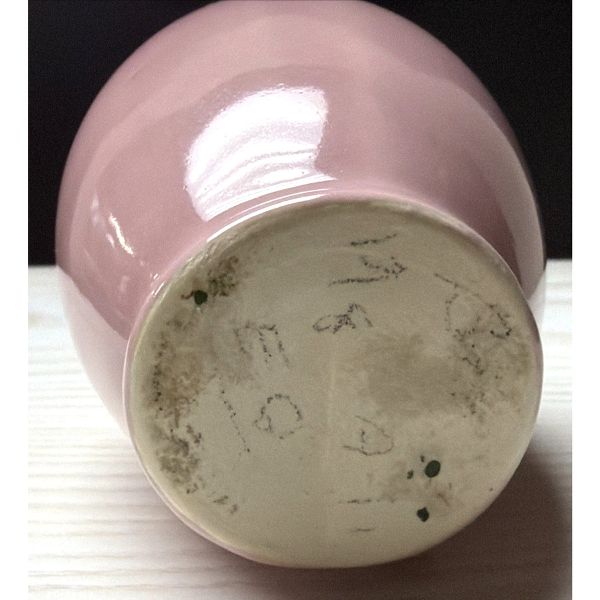 Vintage Art Pottery Pink Bud Vase Small Glazed Glossy