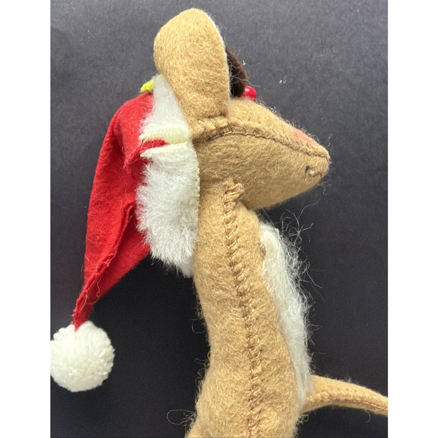 Vintage Annalee Doll Bendable Doe Holiday Christmas Figures Reindeer Deer Hat