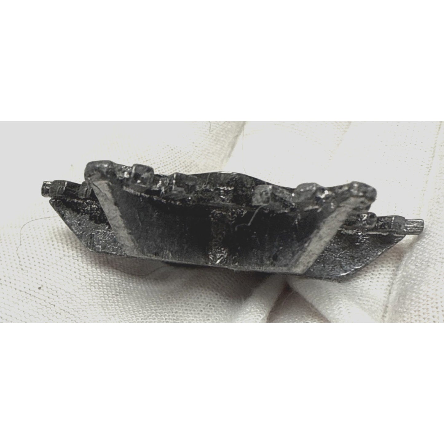 Vintage Lot of 4 Metzke Pewter Snowflake Taper Candle Holders