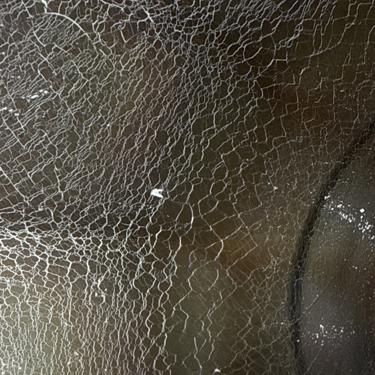 Vintage Imperial Glass Smoke Carnival Stretch Wide Panel Bowl Flare Rim As Is