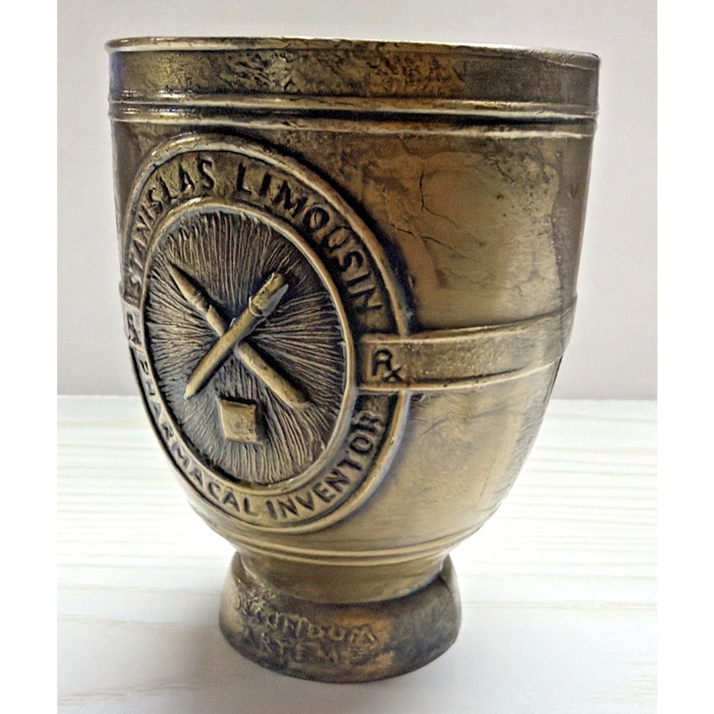 Vintage Schering Stanislas Limousin 22nd Collection Pestle Mortar Pharmacal Inve