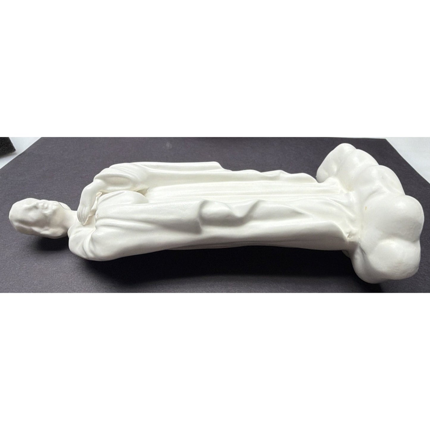 Vintage Enesco Imports Japan White Porcelain St Joseph Statue Religious As Is