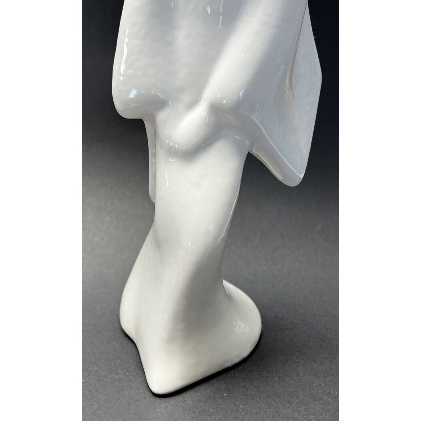 Vtg Blanc de Chine Awa Odori Dancer Sculpture Keiten Takahashi Porcelain Glazed