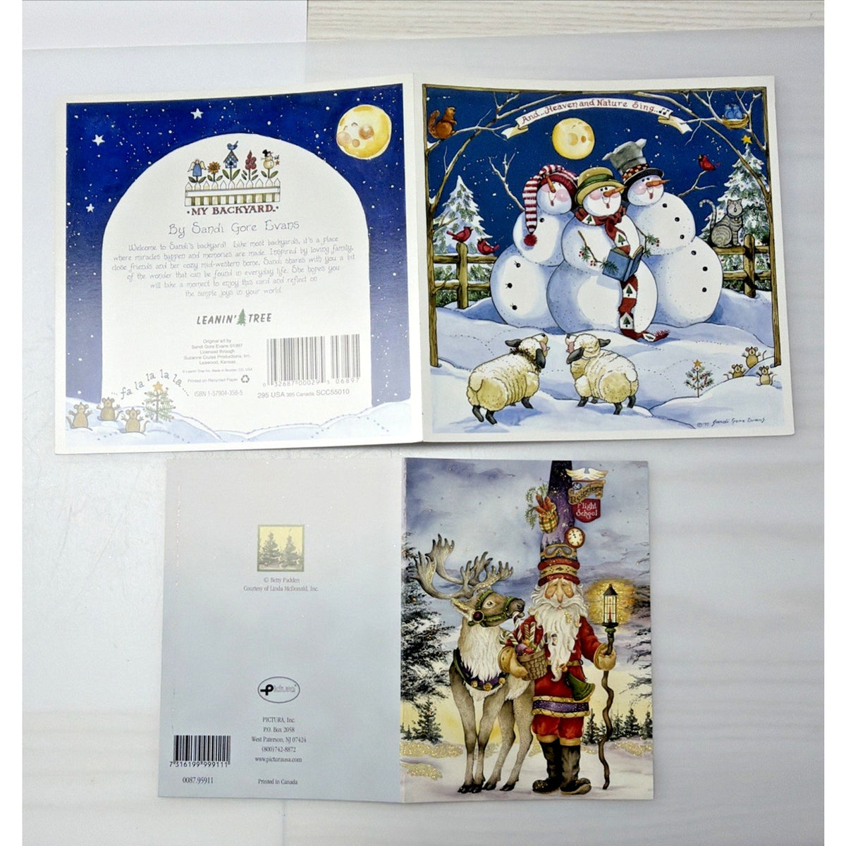 Vtg Lot of 10 Christmas Cards Sunshine Century Toole Zoo Gore Clementson Loxton
