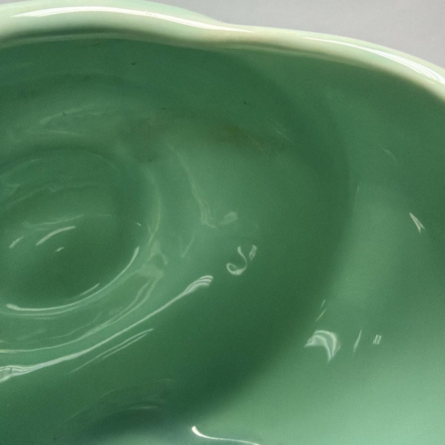 MCM Pittsville Art Pottery Vase Wisconsin 210 WIS Pillow Vase Turquoise Green