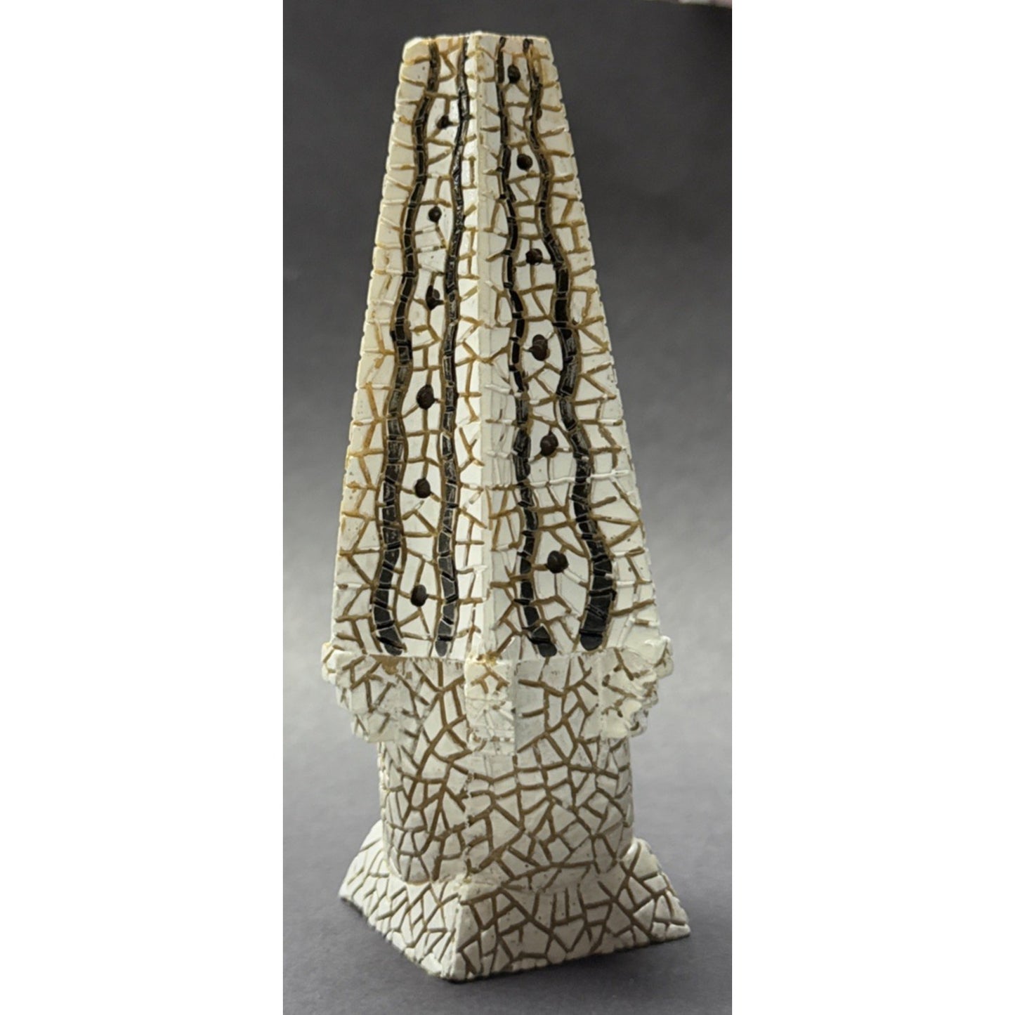 Gaudi Barcino Chimney Palau Rooftop Candle Holder Sculpture Lizard Mosaic