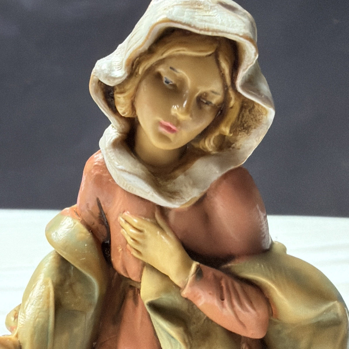 Vintage Fontanini Mary Heirloom Nativity Collection Roman Italy Box Signed