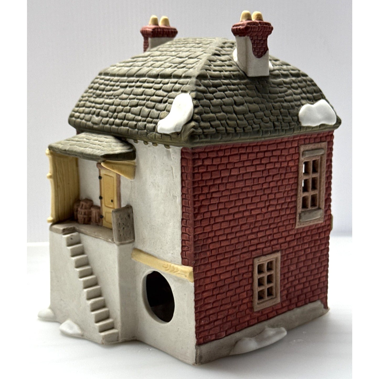 Vintage Dept 56 Dickens Village Series A Christmas Carol Fezziwig Warehouse Read