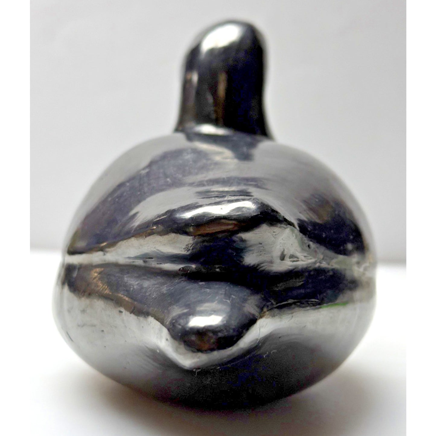 Vintage Oaxaca Barro Negro Mexican Black Clay Pottery Goose Duck Bird Sculpture