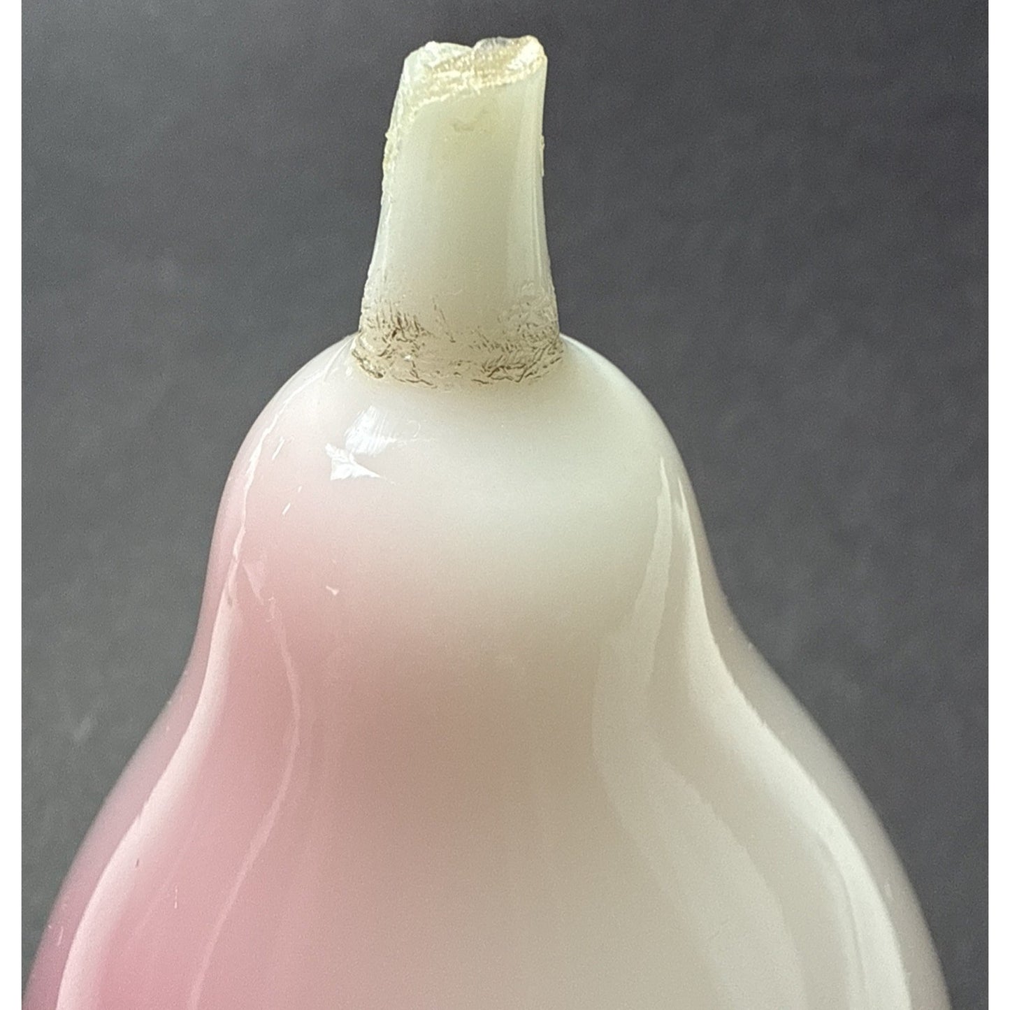EAPG New England Libbey Glass Pear Peachblow Vaseline Ornament Uranium As-Is