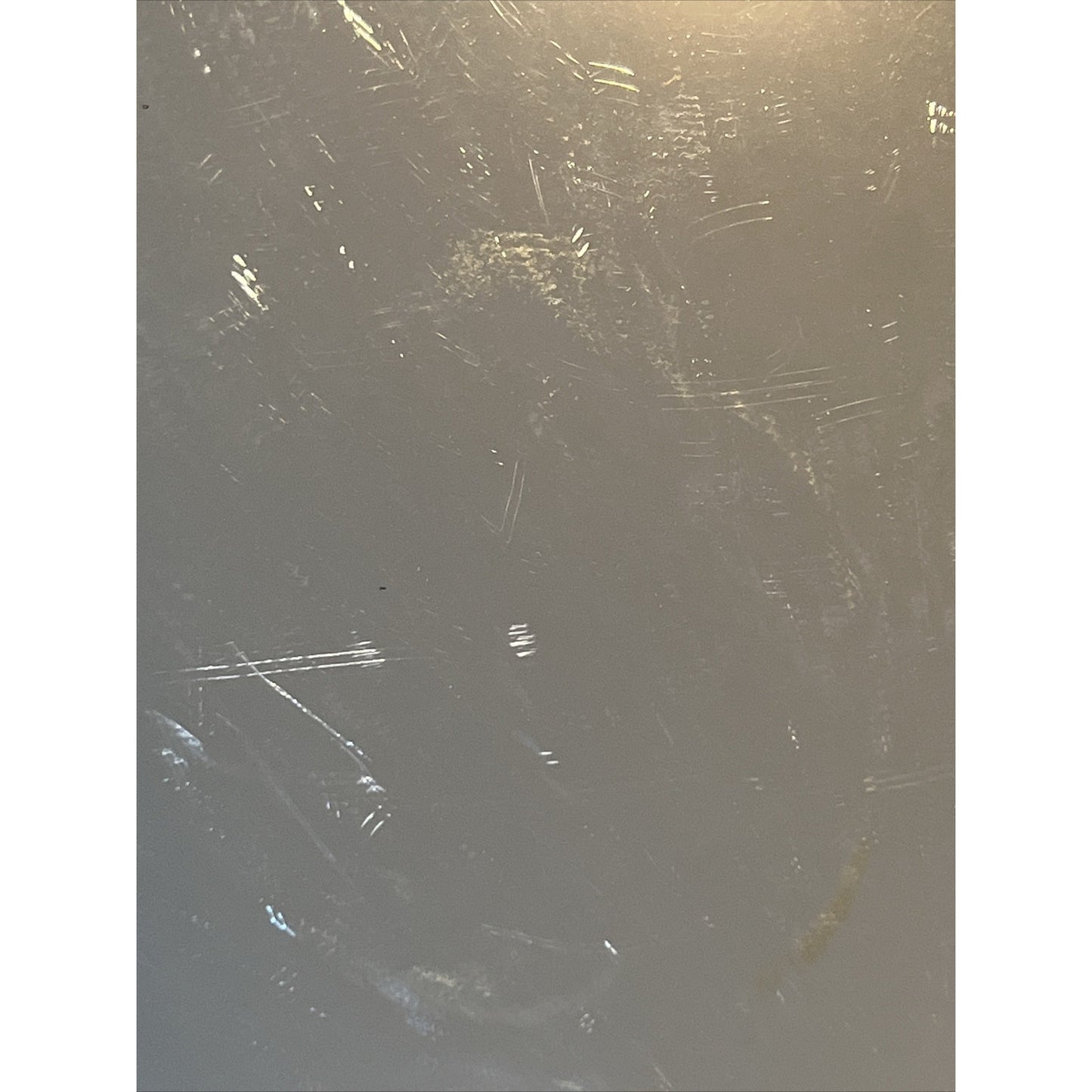 Vintage Ornate Glass Vanity Tray Dresser Mirror Aged Glass Fanned As Is