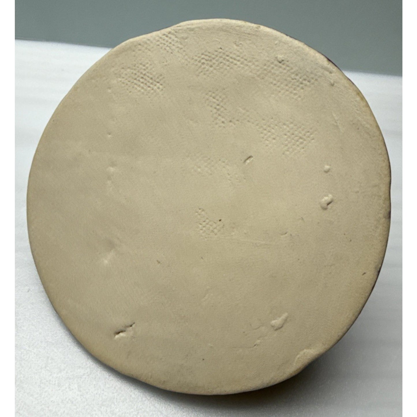 Studio Art Pottery Garlic Keeper Jar Canister Figural Lid Drip Glaze Signed