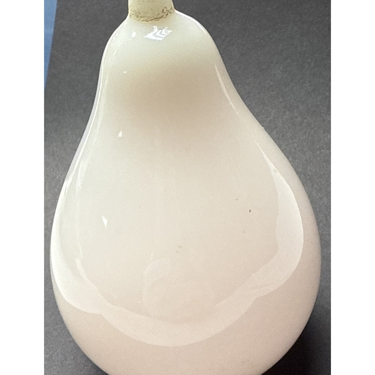EAPG New England Libbey Glass Pear Peachblow Vaseline Ornament Uranium As-Is