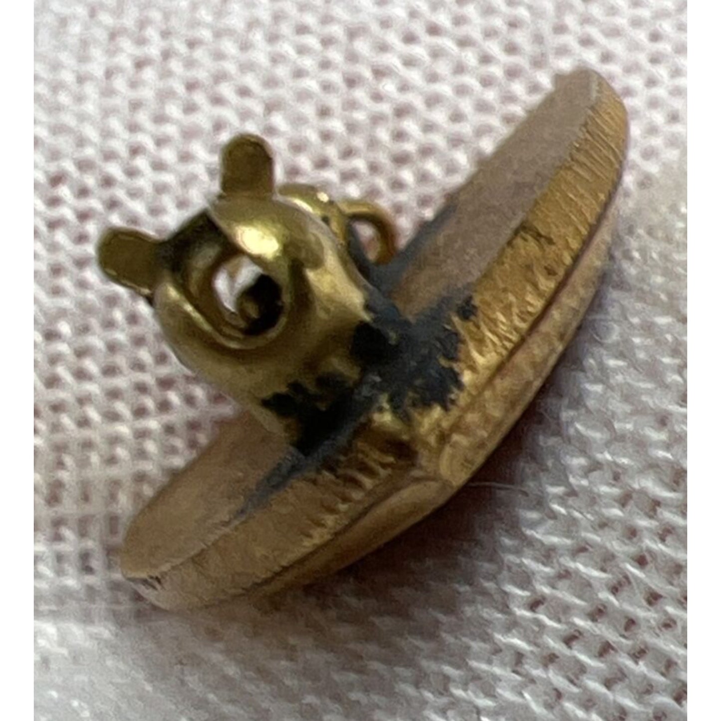 Vtg Gold Tone Black Enamel Tau Kappa Chi Epsilon Concordia Fraternity TKX Pin