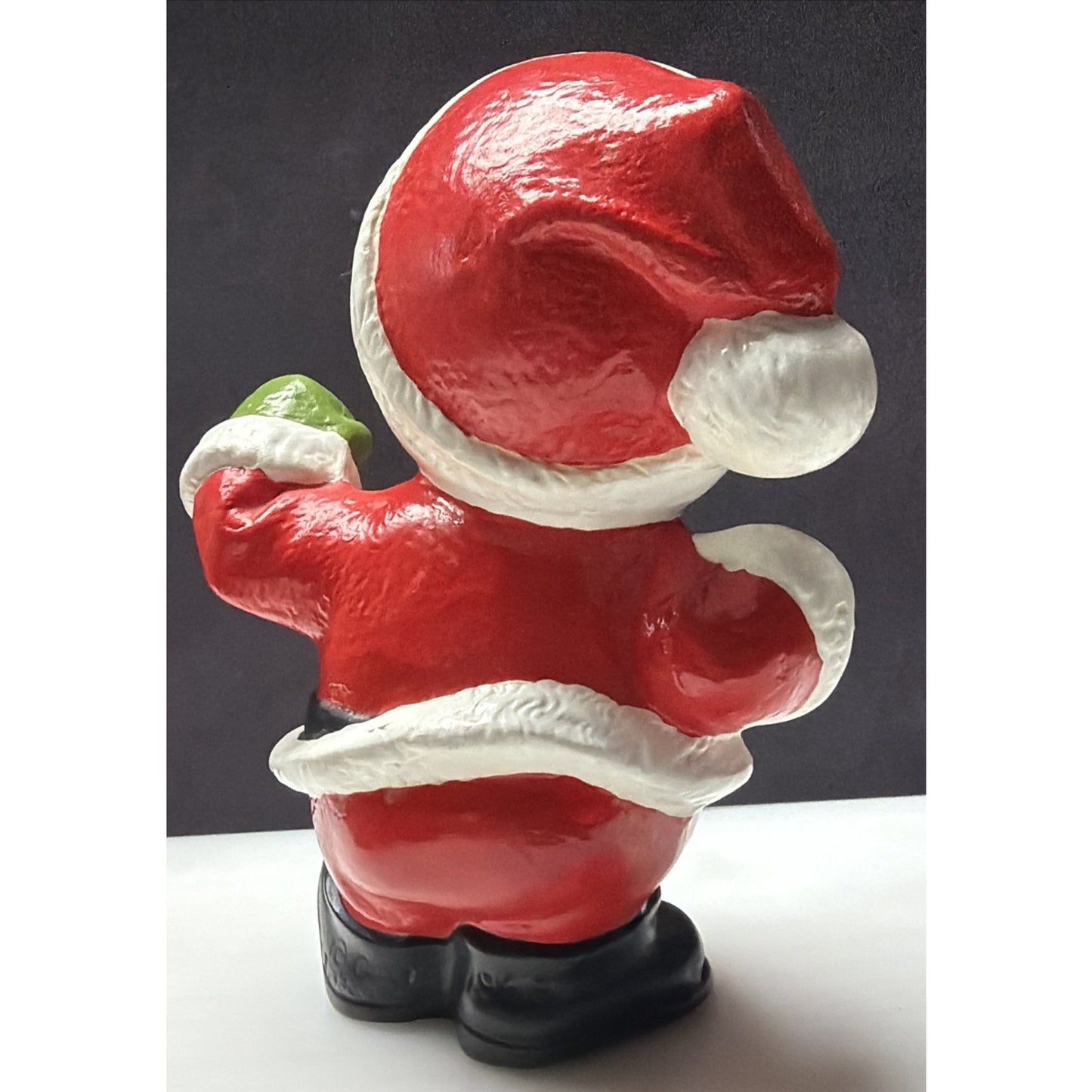 Vintage Gare Barbara Baldwin Ceramic Santa Claus Figurine Hand Painted