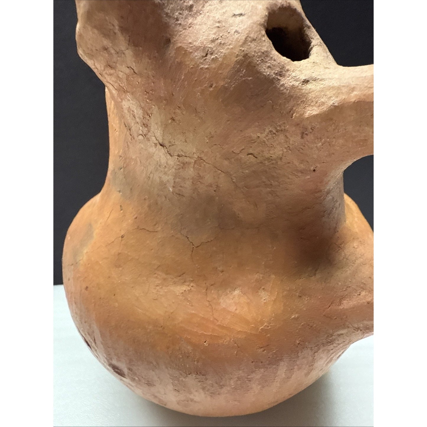 Columbian Zoomorphic Effigy Jar Clay Pitcher Jug As Is