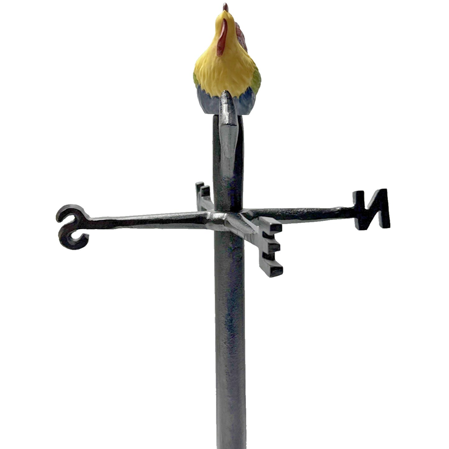 Vintage Susan Winget Cast Iron Rooster Weathervane Tabletop Farmhouse Chic